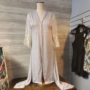 Tassels N Lace Duster💫Plus Size